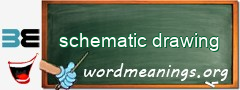 WordMeaning blackboard for schematic drawing